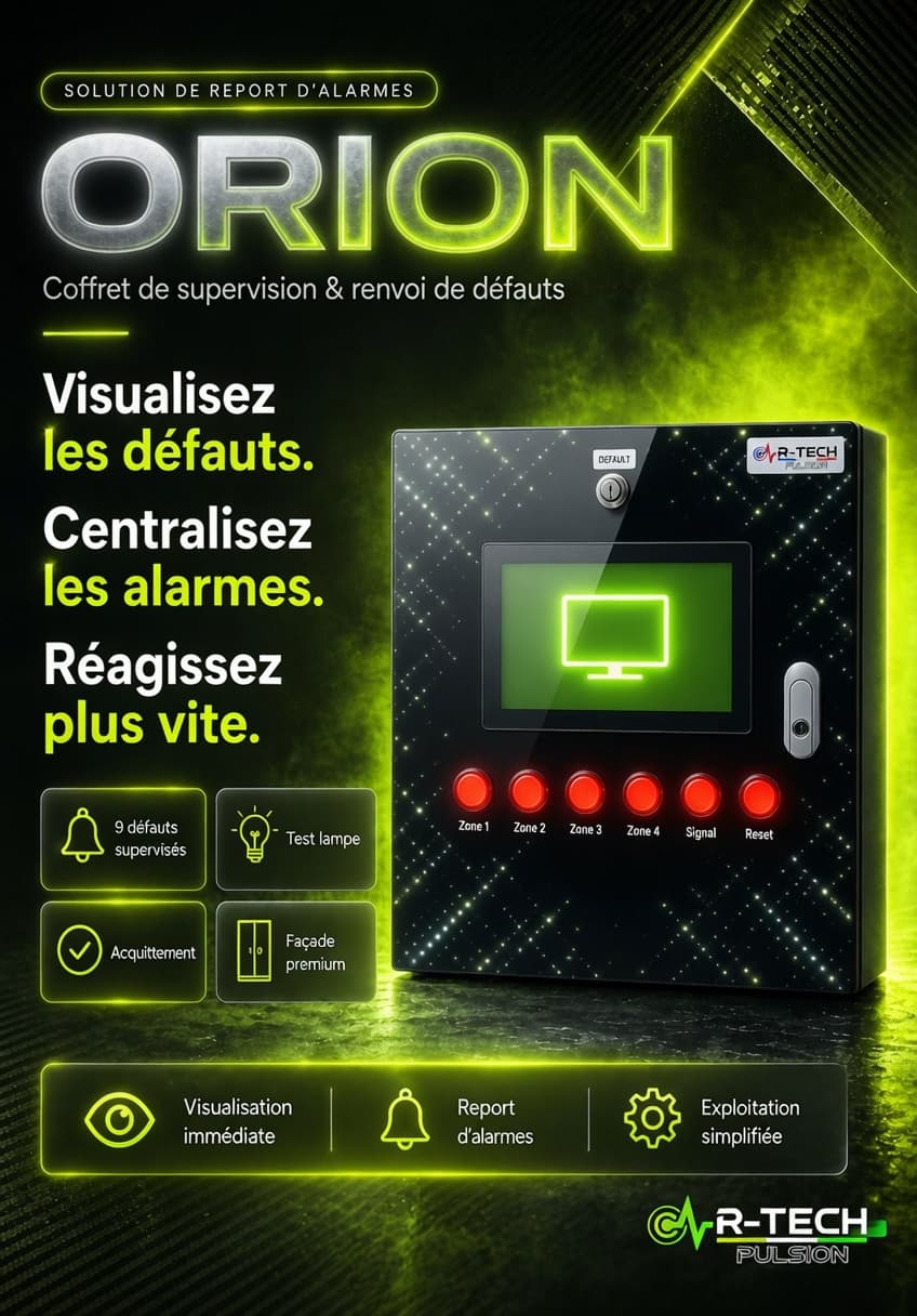 ORION — Supervision & renvoi de défauts multi-zones
