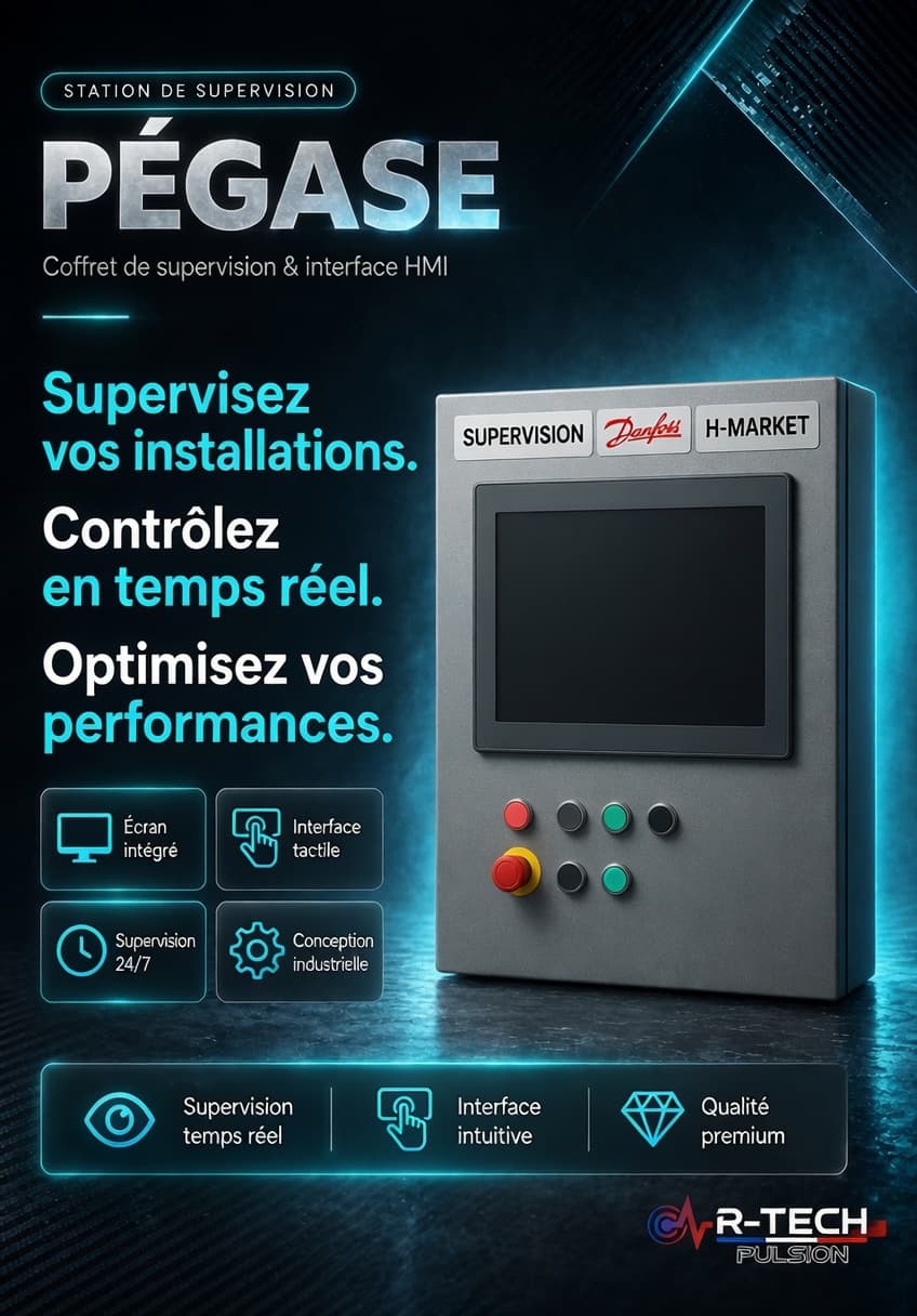 PÉGASE — Station supervision Danfoss / H-Market